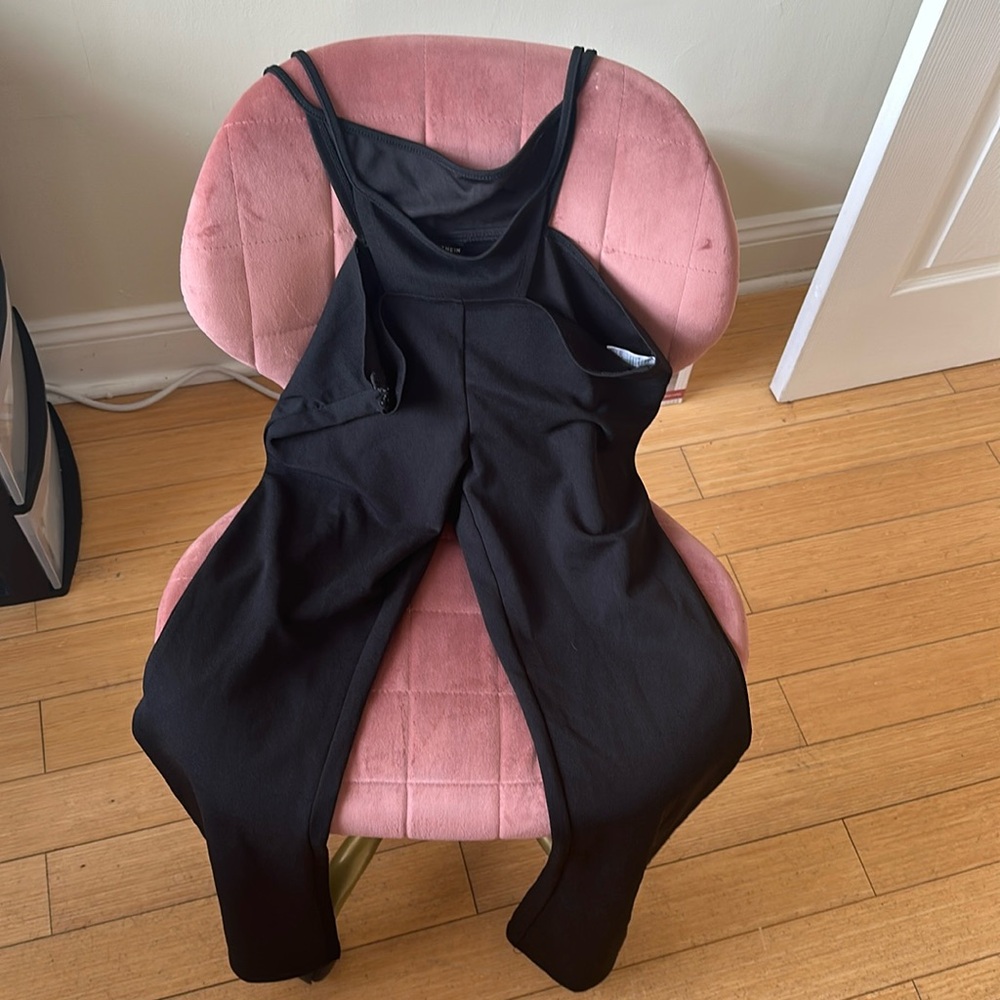 Black SHEIN thong pants